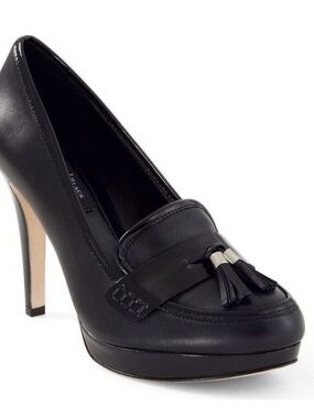 White House Black Market Black Tassel Platform Pump